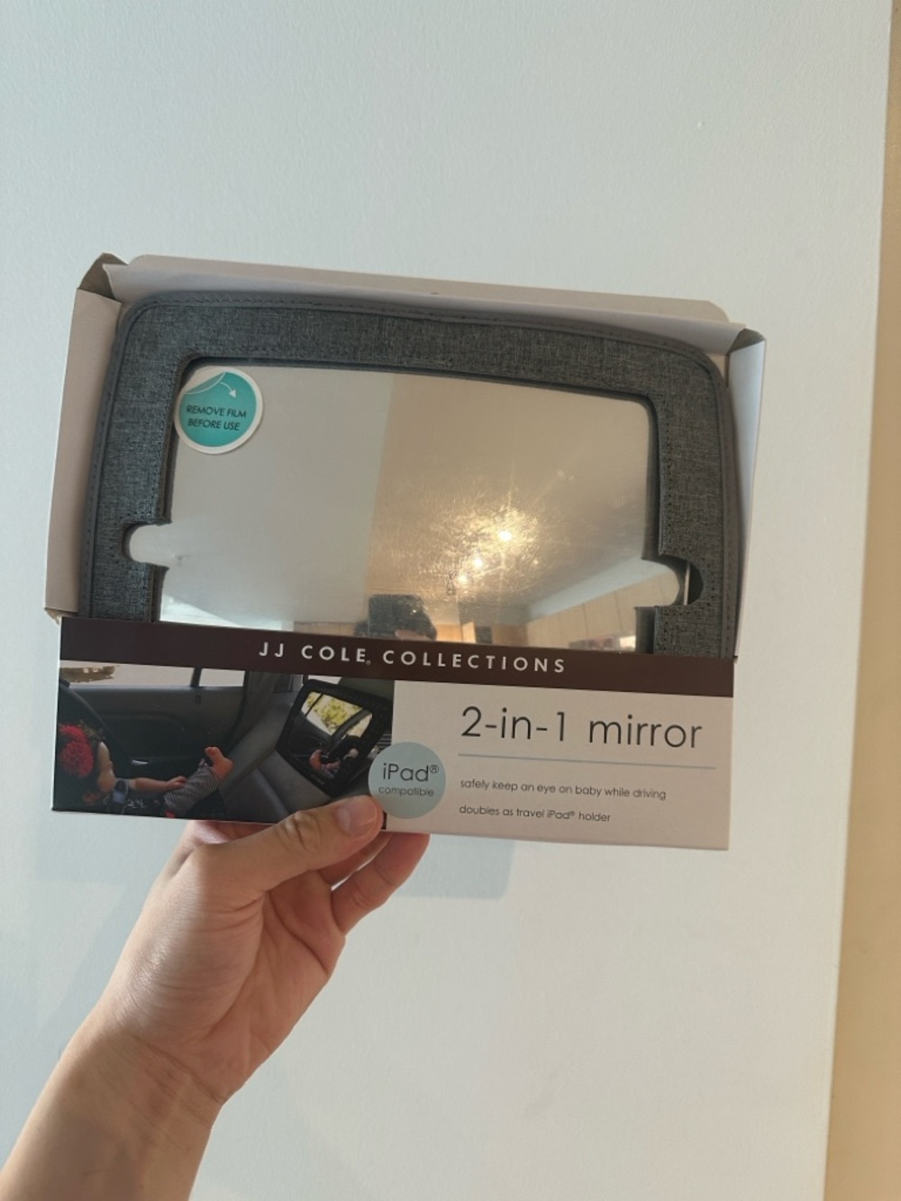 BRAND NEW 2-in-1 Car Backseat Mirror - Gray